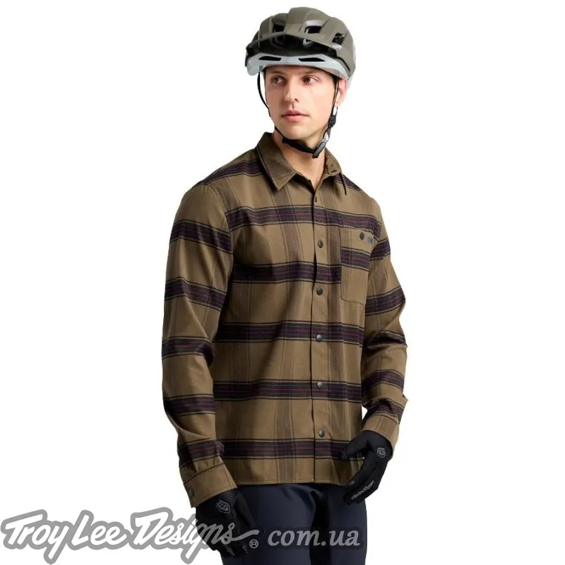 Рубашка TLD GRIND FLANNEL YD PlAID [DARK PINE]