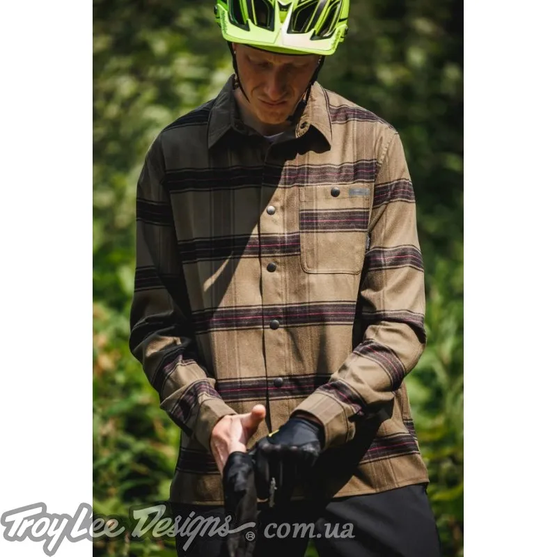 Рубашка TLD GRIND FLANNEL YD PlAID [DARK PINE]