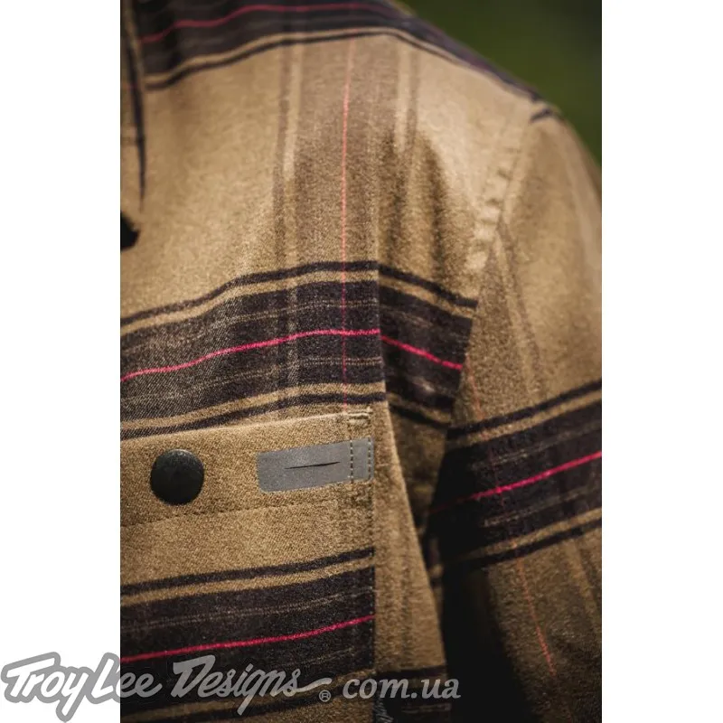 Рубашка TLD GRIND FLANNEL YD PlAID [DARK PINE]