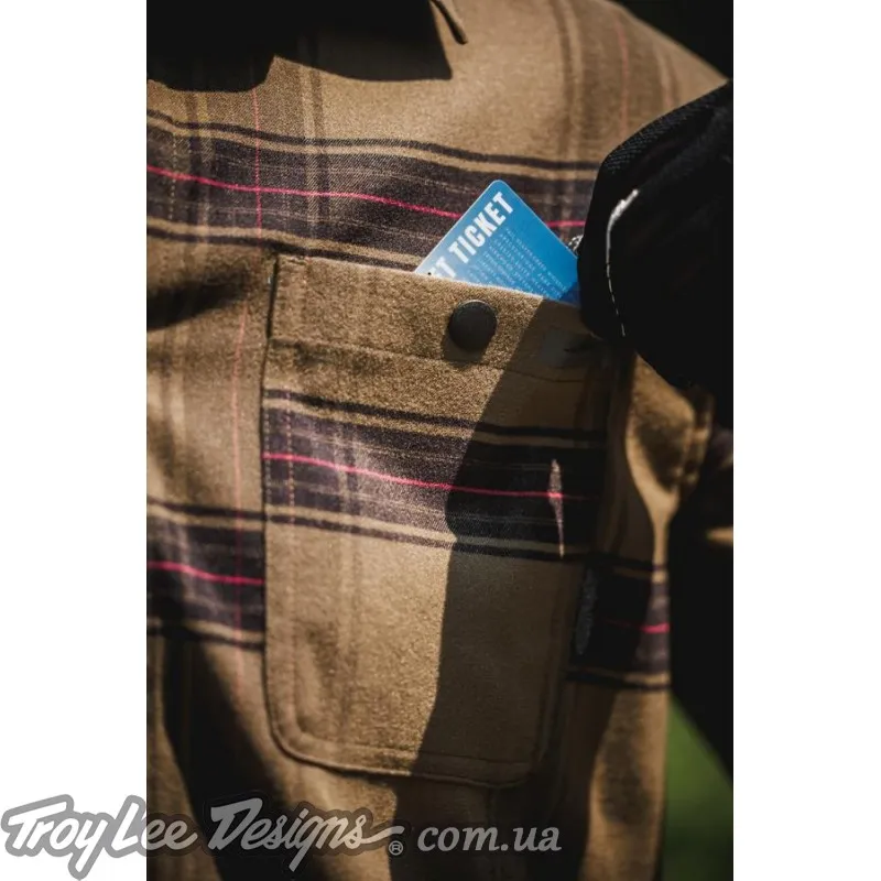 Рубашка TLD GRIND FLANNEL YD PlAID [DARK PINE]