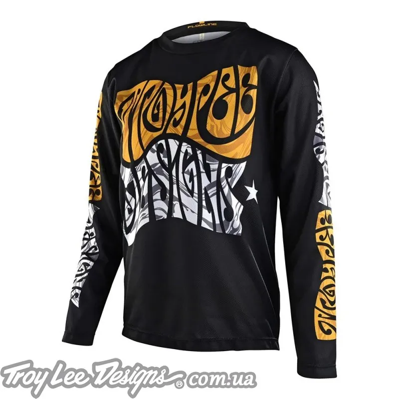 Джерси TLD Young FLOWLINE LS JERSEY Tripper [BLk] 