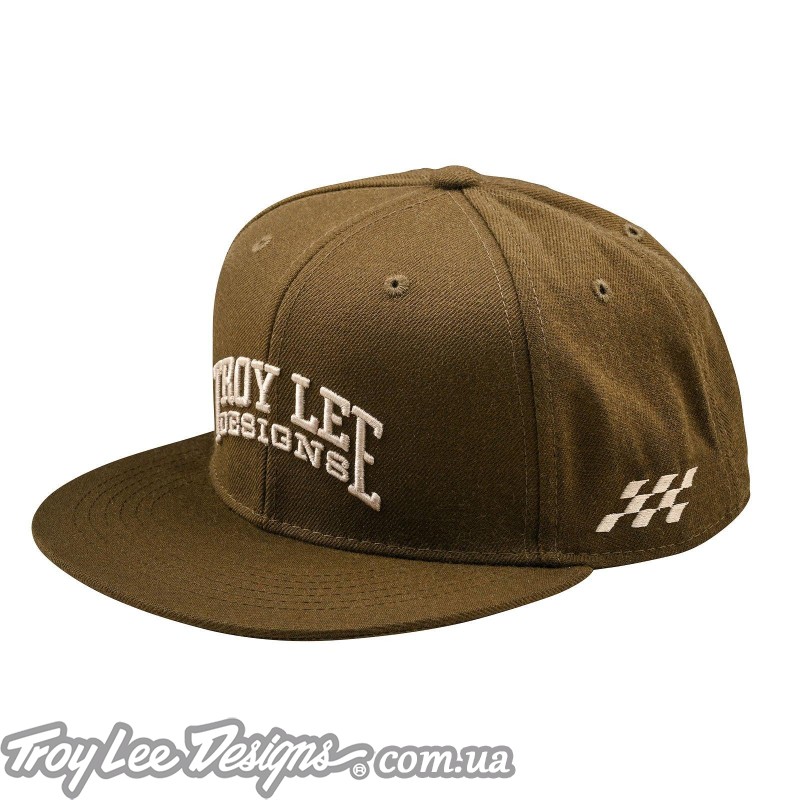 Кепка TLD FLAT BILL SNAPBACK; SCHOLAR [OLIVE] OSFA
