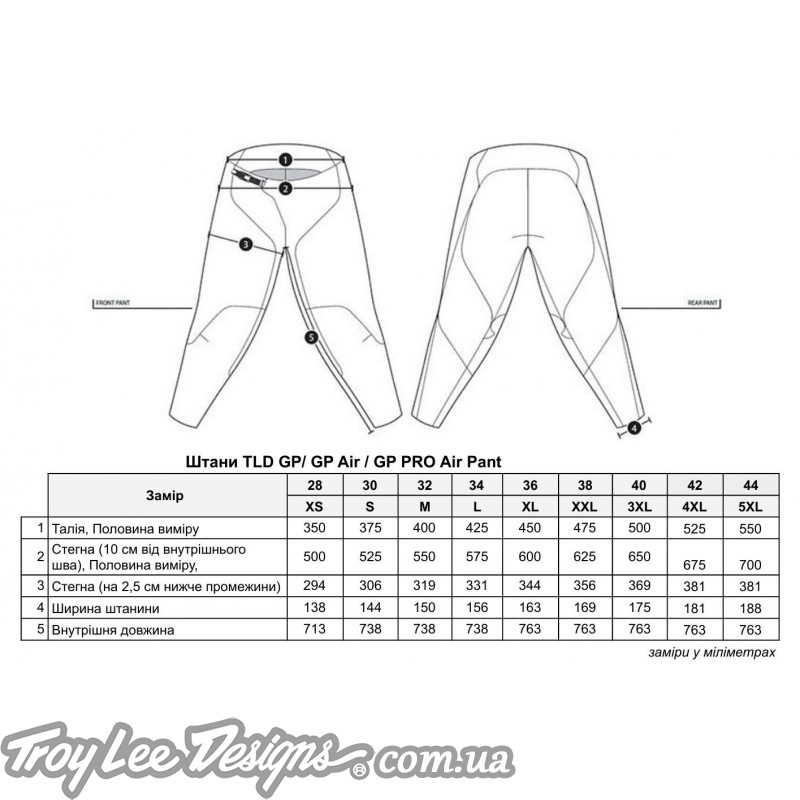 Мото штани TLD GP PRO AIR PANT; MONO [BLACK]
