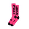 Шкарпетки TLD MENS PERFORMANCE SOCKS; PEACE &amp; WHEELIES [FUSCIA]