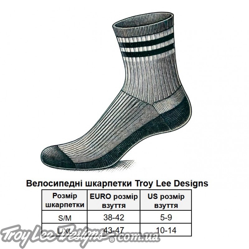 Шкарпетки TLD MENS PERFORMANCE SOCKS; PEACE &amp; WHEELIES [FUSCIA]