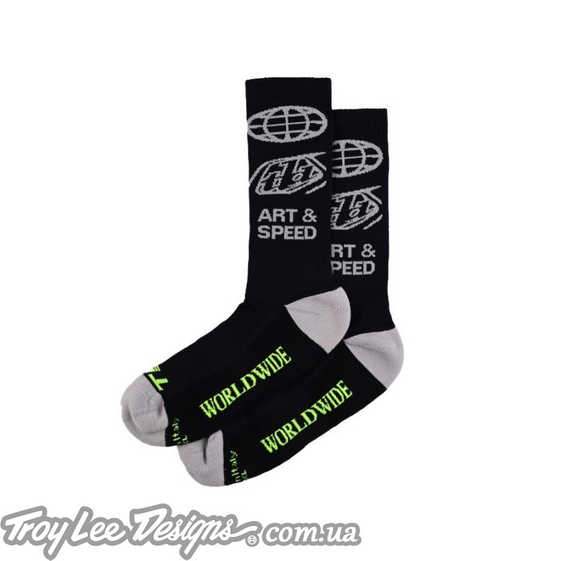 Шкарпетки TLD MENS PERFORMANCE SOCKS; WORLDWIDE [BLACK]