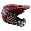 Мото шолом TLD GP PRO HELMET; FIFTY-50 [WHITE / RED]