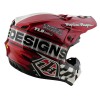 Мото шолом TLD GP PRO HELMET; FIFTY-50 [WHITE / RED]