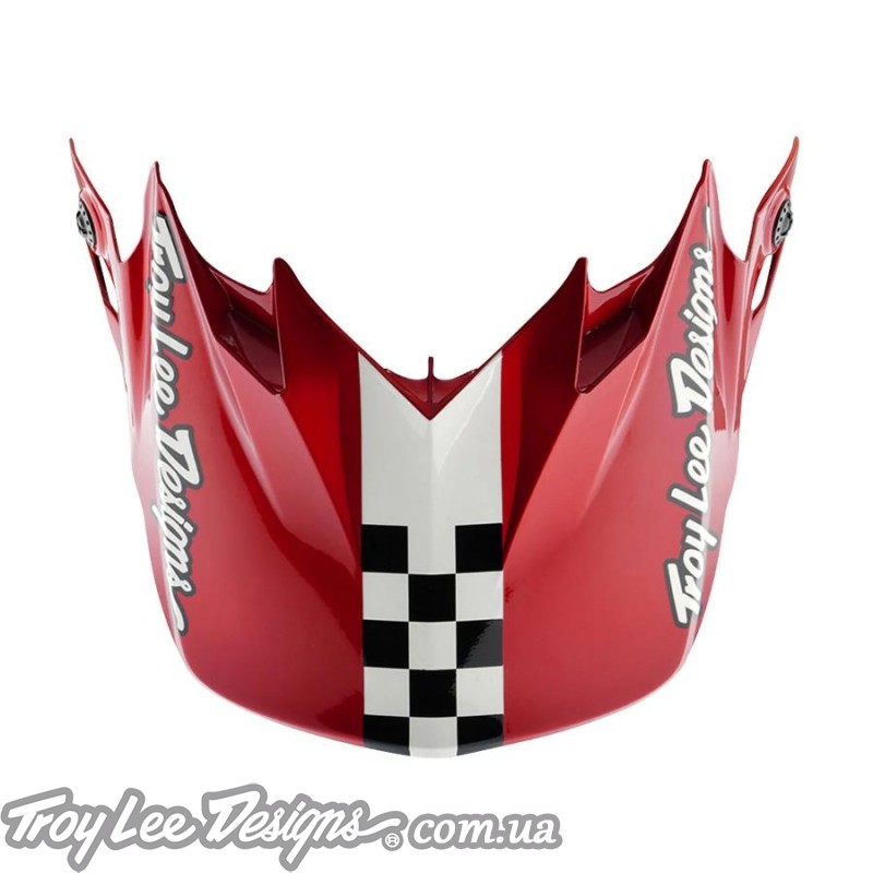 Мото шолом TLD GP PRO HELMET; FIFTY-50 [WHITE / RED]