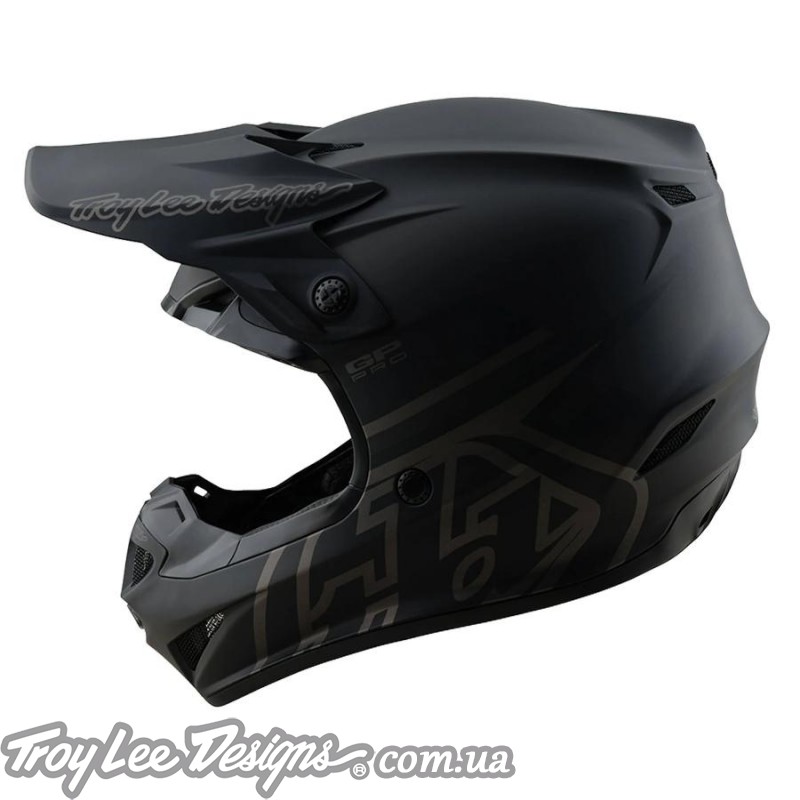 Мото шолом TLD GP PRO HELMET; MONO [BLACK]