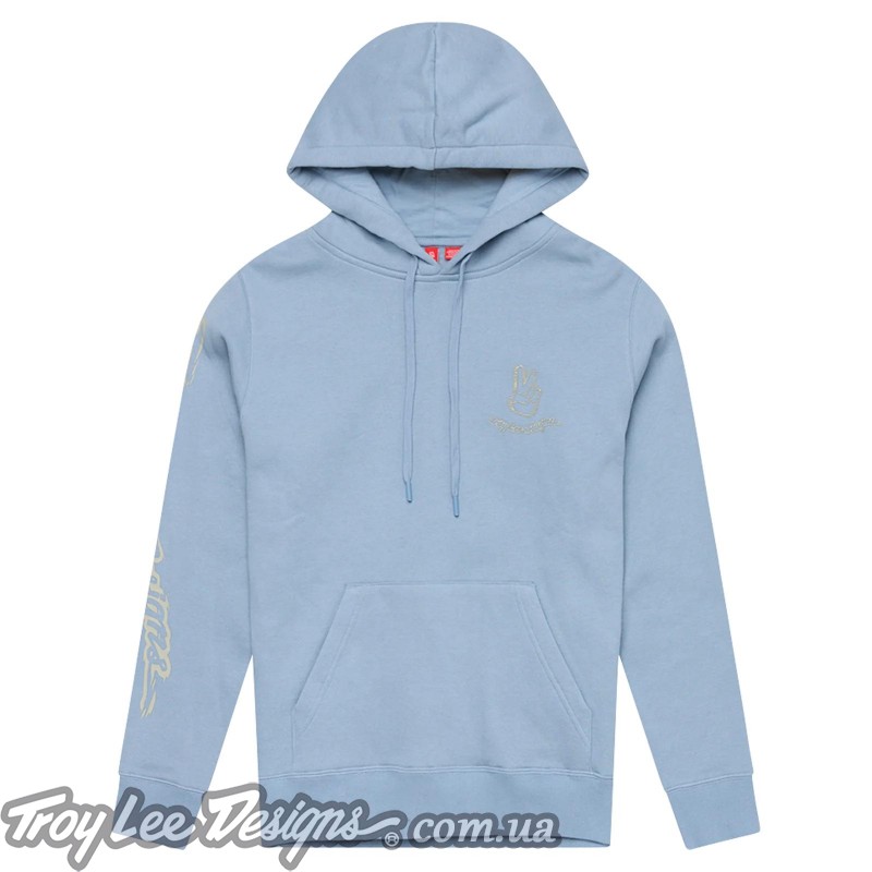 Худі TLD WOMENS PULLOVER; PEACE OUT [SMOKE BLUE]