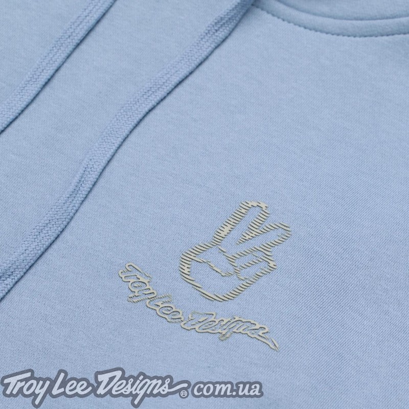 Худі TLD WOMENS PULLOVER; PEACE OUT [SMOKE BLUE]