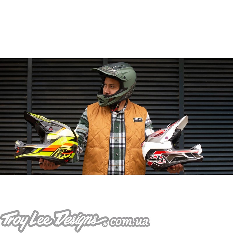 Вело шолом TLD D4 POLYACRYLITE HELMET; SHADOW [TIMBER]