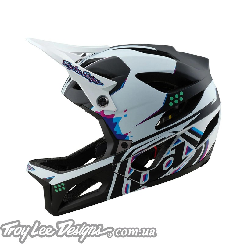 Вело шолом TLD STAGE HELMET; TROOPER [WHITE]