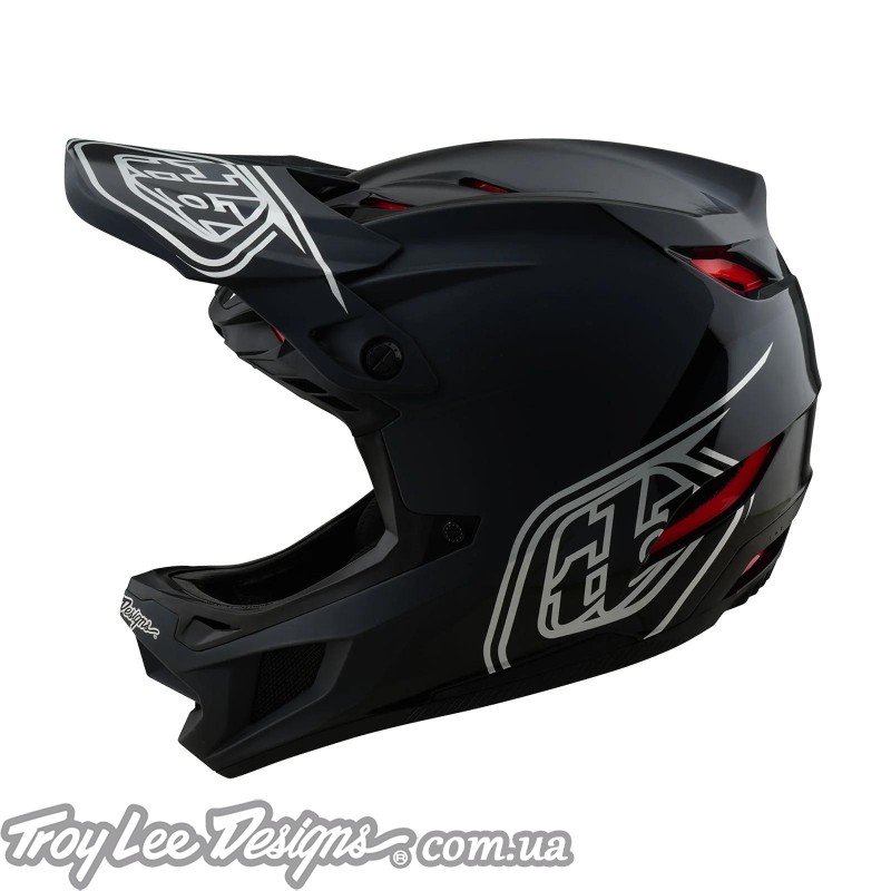 Вело шолом TLD D4 POLYACRYLITE HELMET; SHADOW [BLACK]