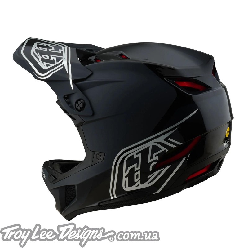 Вело шолом TLD D4 POLYACRYLITE HELMET; SHADOW [BLACK]