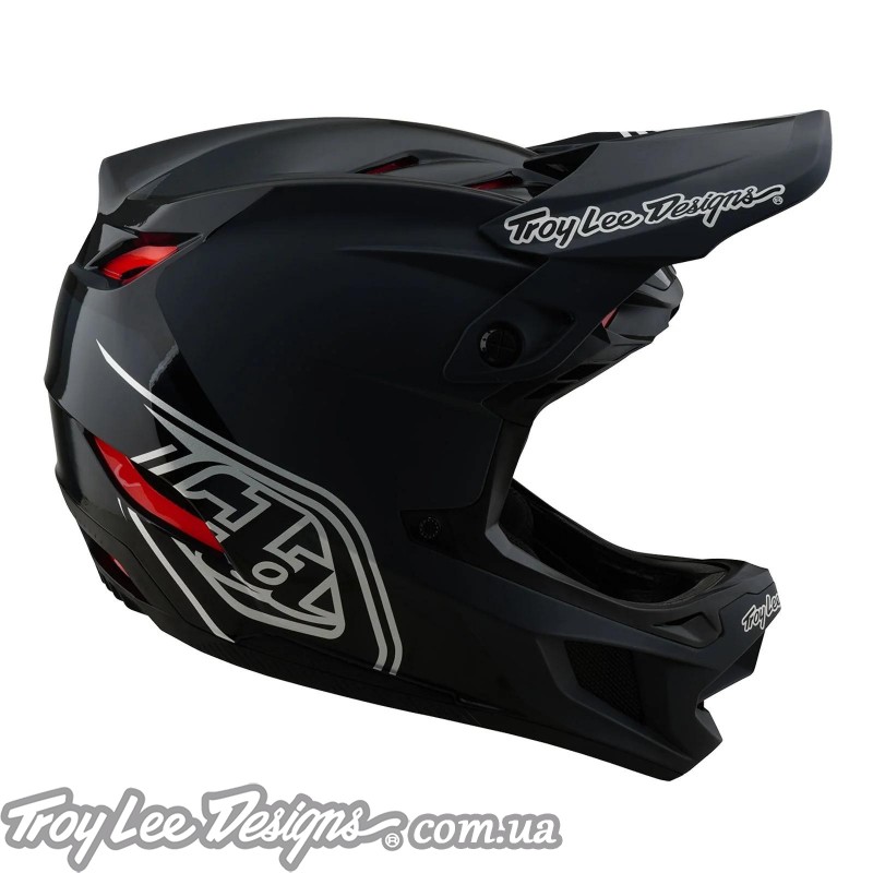 Вело шолом TLD D4 POLYACRYLITE HELMET; SHADOW [BLACK]