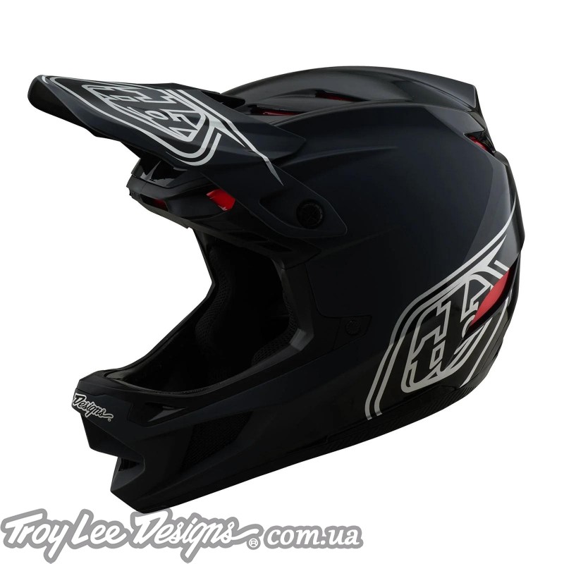 Вело шолом TLD D4 POLYACRYLITE HELMET; SHADOW [BLACK]