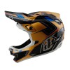 Вело шолом TLD D4 COMPOSITE HELMET; ROYALTY [BLACK / GOLD]