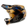 Вело шолом TLD D4 COMPOSITE HELMET; ROYALTY [BLACK / GOLD]