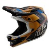 Вело шолом TLD D4 COMPOSITE HELMET; ROYALTY [BLACK / GOLD]