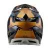Вело шолом TLD D4 COMPOSITE HELMET; ROYALTY [BLACK / GOLD]