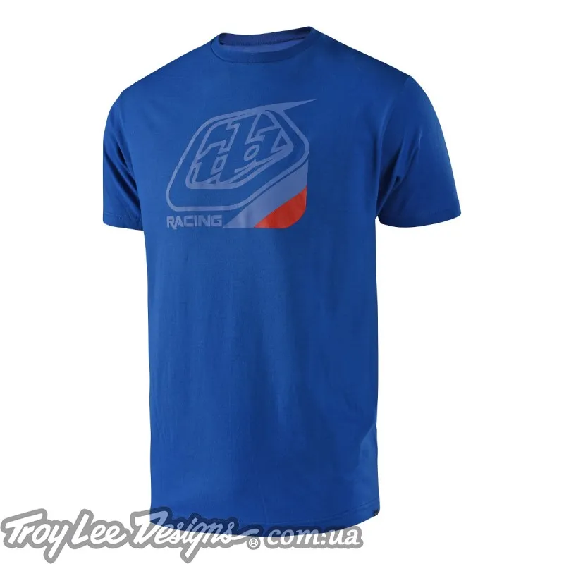 Футболка TLD Precision tee (vivid blue/red) размер S