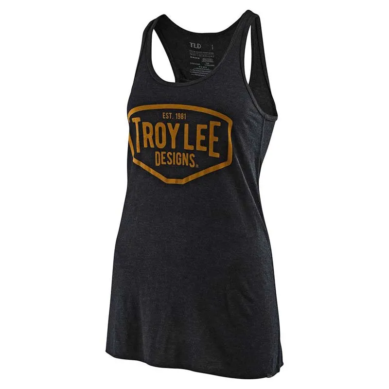 Футболка TLD WMNS MOTOR OIL TANK [BLACK HEATHER]