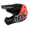 Мотошолом TLD GP HELMET [BLOCK BLACK / ORANGE ]