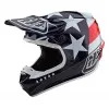Мотошолом TLD SE4 POLYACRYLITE [FREEDOM RED / WHITE]