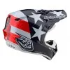 Мотошолом TLD SE4 POLYACRYLITE [FREEDOM RED / WHITE]