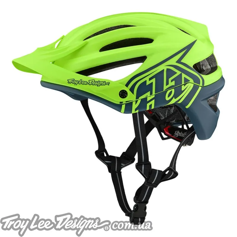 Вело шолом TLD A2 Mips [FLO Yellow / Air Force Blue] розмір S