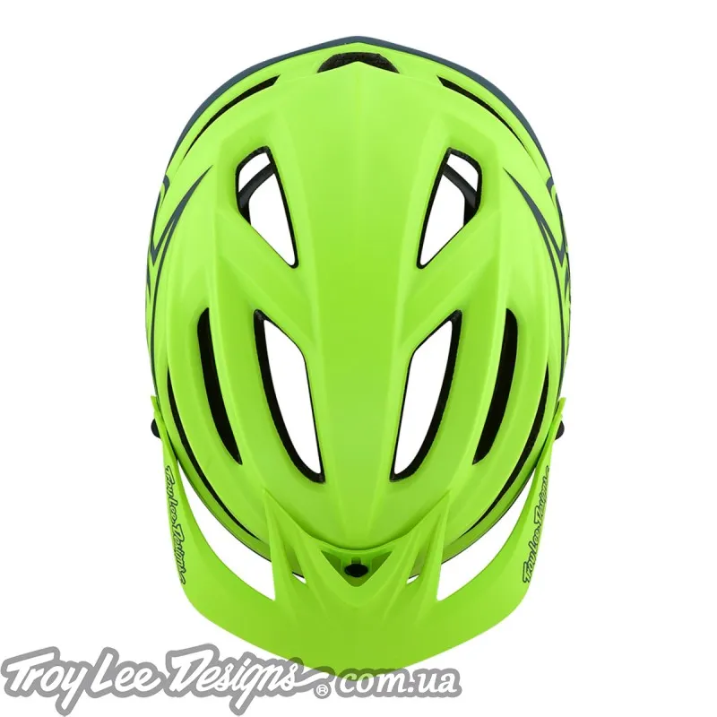 Вело шолом TLD A2 Mips [FLO Yellow / Air Force Blue] розмір S