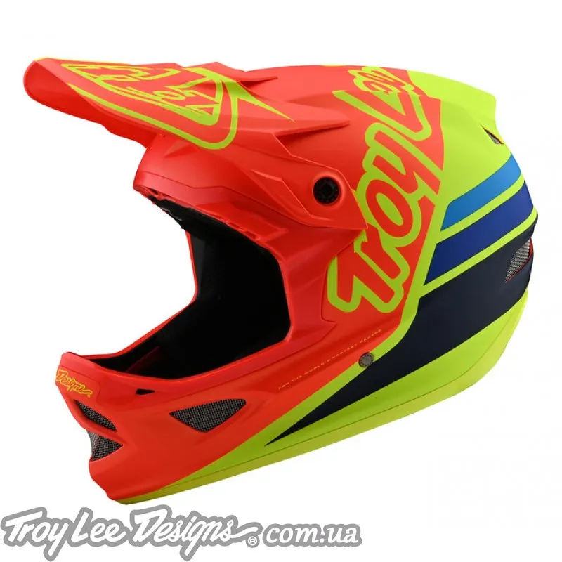 Вело шолом TLD D3 Fiberlite [Silhoette Orange/Yellow] Series
