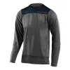 Джерсі TLD Skyline L/S Jersey [London Gray Heather/Navy] 